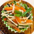 サンタJr's cooksnap of when they made レンジで簡単一品★えのきとほうれん草小鉢.