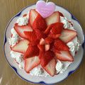 ハミング521's cooksnap of when they made 苺のショートケーキのデコレーション.