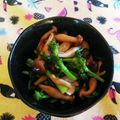 ﾁｲﾁｬﾝﾏﾏ's cooksnap of when they made 菜の花とキノコの麺つゆ煮.