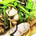 テラポキ's cooksnap of when they made カキのアヒージョパスタ(イクラのせ♪).