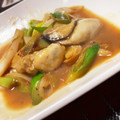 コベルコキャタピラー's cooksnap of when they made うまっ☆牡蠣とネギのバター醤油☆.