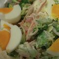 あゆたっくん's cooksnap of when they made ゆで卵カニカマブロッコリーのデリ風サラダ.