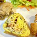 °＊このは＊°'s cooksnap of when they made 贅沢おかず♡カニと大葉の卵焼き.
