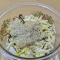 ラリー＆サラ's cooksnap of when they made 純白塩昆布ドレッシングの白菜サラダ.