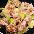 ainuinu's cooksnap of when they made 包むの簡単❤究極に旨いフライパン焼売❤.
