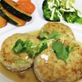 ととろ＆めい's cooksnap of when they made 和風あんかけ豆腐ハンバーグ.