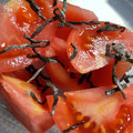 Ｏｓｓａｎ's cooksnap of when they made トマトの塩昆布だけ和え.