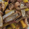 ミサキリカ☆'s cooksnap of when they made さつまいも・ごぼう・豚こま肉の甘辛炒め♪.
