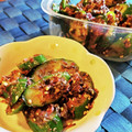 ダッフィーニーうに's cooksnap of when they made 簡単！きゅうりのおかか、ゆかり、ごまあえ.