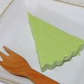 桜月❀咲良mommy's cooksnap of when they made 抹茶アイスで作る 簡単 レアチーズケーキ.