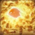 GufoVerde's cooksnap of when they made 時短ワザ♫目玉焼きトースト マヨチーズ.