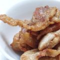 聖まま３'s cooksnap of when they made とり皮のパリパリ焼き.