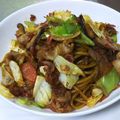 おいちゃん2001's cooksnap of when they made ホットプレートでつくる屋台風 焼きそば☆.