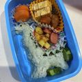 ナボナ♡'s cooksnap of when they made 恐竜キャラ弁！ブラキオザウルス弁当.