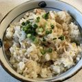 EGUDON's cooksnap of when they made 梅ツナきのこのレンジで簡単混ぜご飯.