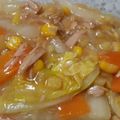 あきつま（杏花☆）'s cooksnap of when they made 簡単⭐︎ツナ缶で白菜のうま煮.