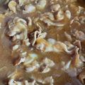 プリプリざえもん's cooksnap of when they made お蕎麦屋さん風のカレー丼.