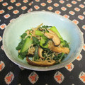 龍青空ママ's cooksnap of when they made 小松菜と椎茸のしらす炒め☆.
