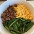 シェフねーさん's cooksnap of when they made 簡単お手軽☆三色そぼろ丼.