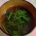 mぱなんが's cooksnap of when they made たっぷり三葉のすまし汁:-).
