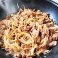 SAKOSAKO☆'s cooksnap of when they made 豚バラ、もやし、きのこのオイスター炒め.