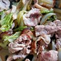 くまのっぽ's cooksnap of when they made 豚ロース薄切りと白菜のピリ辛味噌煮.