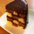 hanako♬'s cooksnap of when they made チェッカー柄のケーキ★サンセバスチャン.