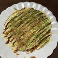 soyyuri's cooksnap of when they made もちもち米粉のお好み焼き.