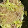 トレピポ's cooksnap of when they made 豚肉とキャベツの春雨炒め.