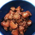 クックABND6M☆'s cooksnap of when they made 鶏レバーのしぐれ煮.