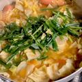 ボブ♪'s cooksnap of when they made 牛よりグッと旨い！博多豚白もつ鍋　醤油味.
