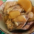 maruball's cooksnap of when they made 冬の定番☆ブリ大根～あらVer.～.