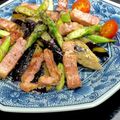 ルぴあ's cooksnap of when they made なすとアスパラガスのマヨネーズソテー.