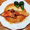 ☆魔矢☆'s cooksnap of when they made 銀鮭の照り焼き.