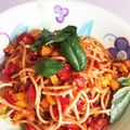 ＄ophie's cooksnap of when they made モロッコ風ミックススパイスで夏野菜パスタ.
