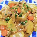 ♡♡おっきぃーの♡♡'s cooksnap of when they made 大根と鳥挽肉のカレーうま煮！.