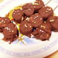 hitomi♪＊'s cooksnap of when they made Xmasマーケットのチョコがけフルーツ♪.