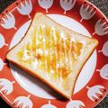 もふもふクロさん's cooksnap of when they made 柚子茶と練乳のトースト.