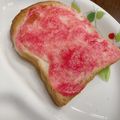 レインボーライス's cooksnap of when they made 余ったときに さくらでんぶマヨトースト.