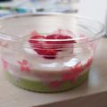 クックTPXJDV☆'s cooksnap of when they made ひなまつりに☆ひし餅風レアチーズケーキ.