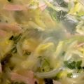 ポムポムポヨコ's cooksnap of when they made 白菜と玉ねぎとベーコンのコンソメスープ.