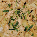 may2012's cooksnap of when they made 簡単！激ウマ！豚こま玉ねぎのオイマヨチー.
