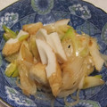 きらり流れ星's cooksnap of when they made ちくわと長ネギ炒め★お弁当・おつまみに.