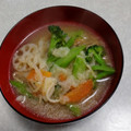 きらり流れ星's cooksnap of when they made 【使いきり】半端ものみそ汁.