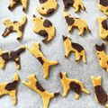 t405's cooksnap of when they made 三色がキュートなミケ猫クッキー.