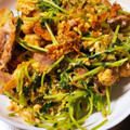 いさうさ's cooksnap of when they made ふわふわ卵と豚肉の豆苗炒め.