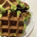 おにぎりちゃんママ's cooksnap of when they made ☆抹茶ベルギーワッフル☆.