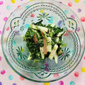 チェックのミニくま's cooksnap of when they made ほうれん草*長芋*ベーコンのマヨ和え.