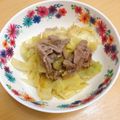 ★ぴよぴよ501★'s cooksnap of when they made 豚肉と千切りキャベツのにんにく醤油炒め.