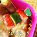 LeoRyu's cooksnap of when they made お弁当に♪きゅうりとカニかまのプチ串.